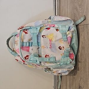 PBK Personalized Disney Princess, Small Mackenzie Aqua Backpack  (SADIE)
